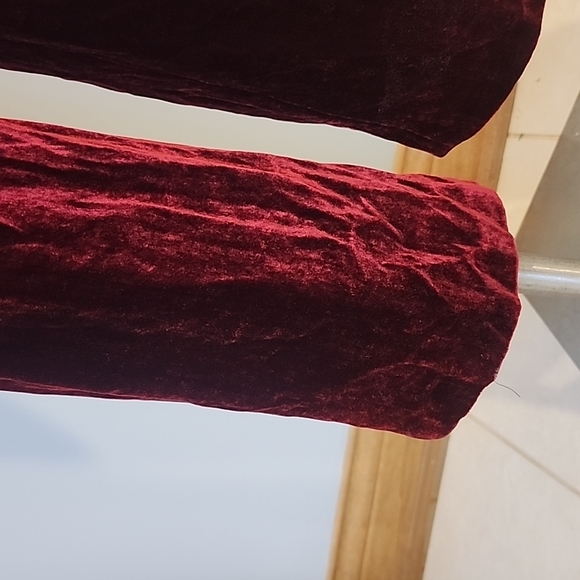 Tommy Hilfiger Red Crushed Velvet Vintage Suit - Picture 7 of 16